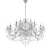 18 Lights K9 Crystal Chandelier Lighting Black Crystal Ceiling Lamp Home Decor