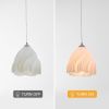 Simple Three-dimensional Petal Design Chandeliers(No bulbs)