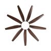 71" Integrated LED Lighting Ceiling Fan with 9 Solid Wood Blade