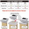 8 Pack Solar Post Cap Lights