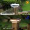 8 Pack Solar Post Cap Lights