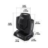 230W 7R MOVING HEAD STAGE LIGHTING 16 PRISM