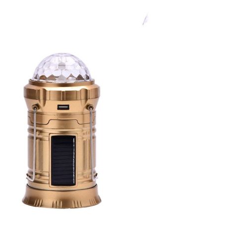 Outdoor Camping Light Solar Rechargeable LED Emergency Light Colorful With Fan